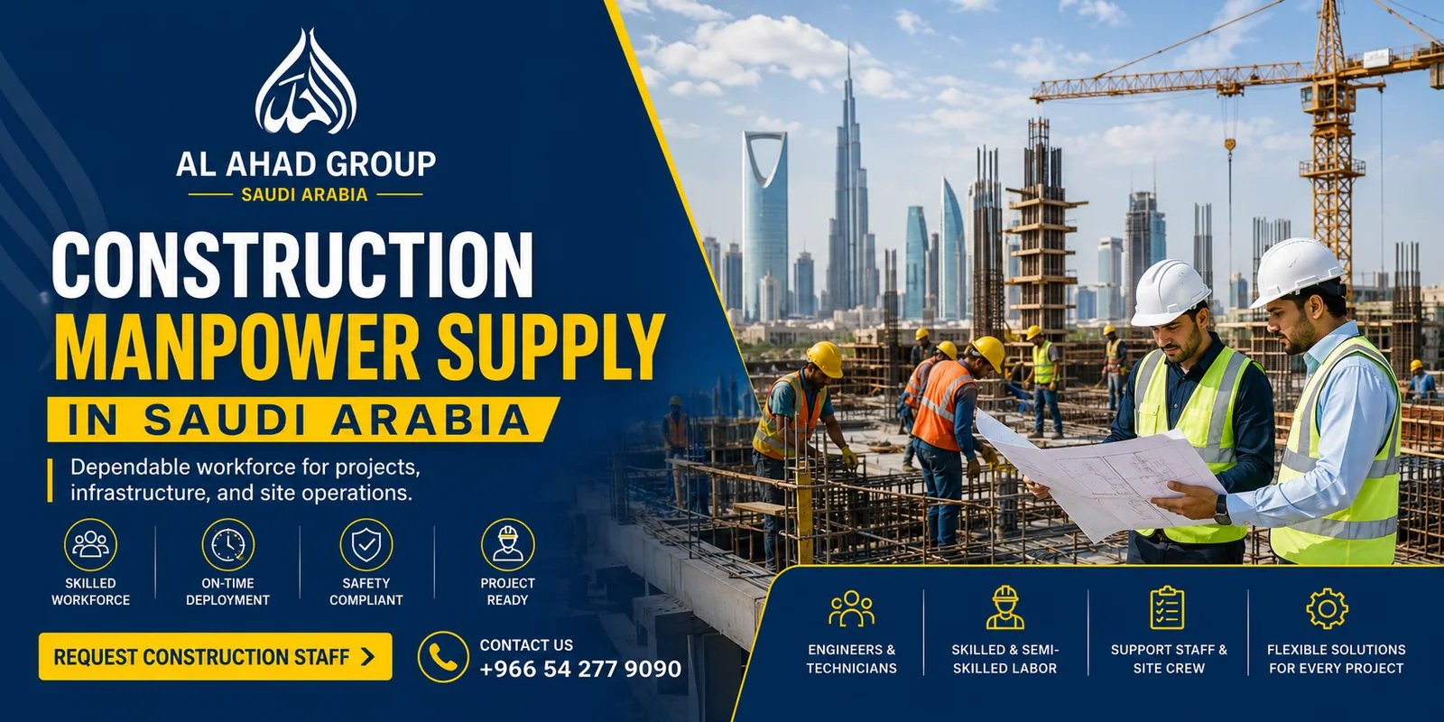 AL AHAD GROUP role mix and headcount planning team supporting employers in Tabuk, Saudi Arabia